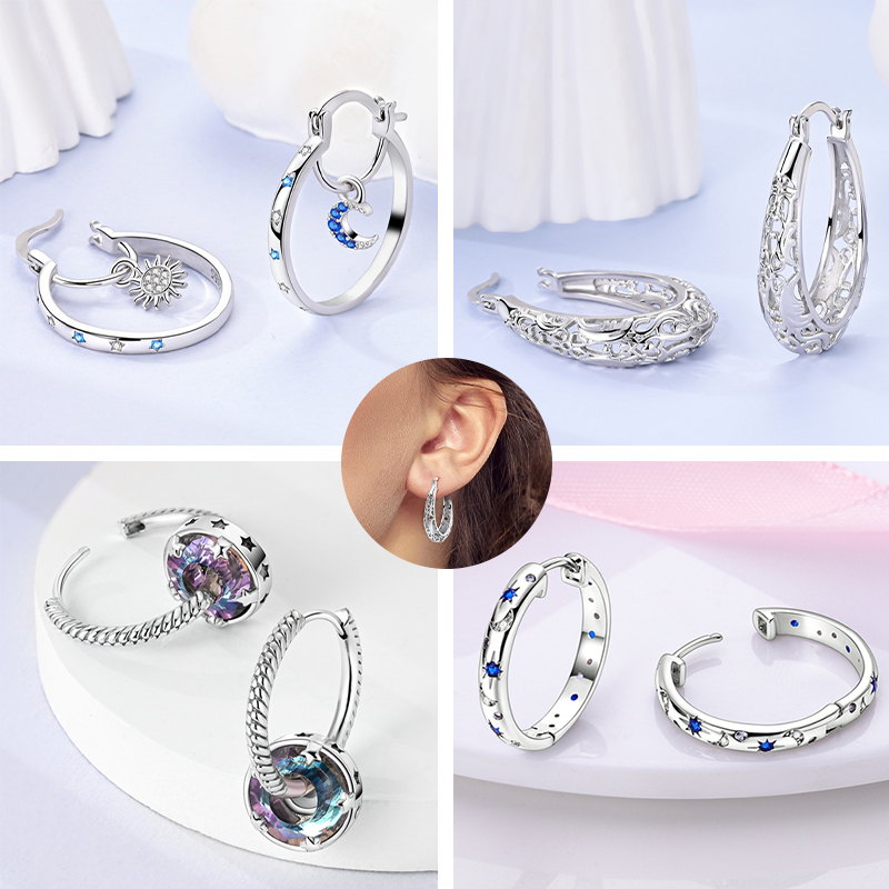 Women'S Accessories Jewelry Sale - Gorąca Wyprzedaż Kolczyki Koła ze Srebra