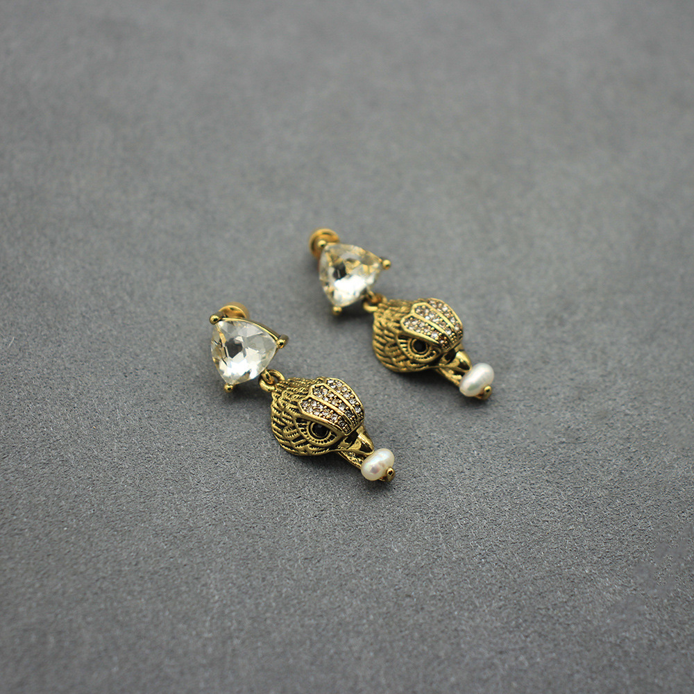 Women'S Eagles Accessories - Kolczyki sztyfty w stylu vintage z