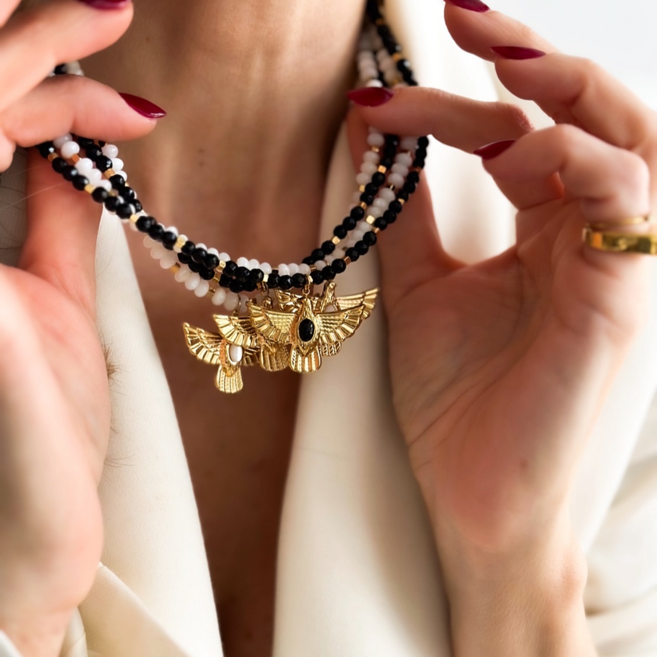 Women'S Eagles Accessories - Krzyżykowy wisiorek ze stali nierdzewnej z