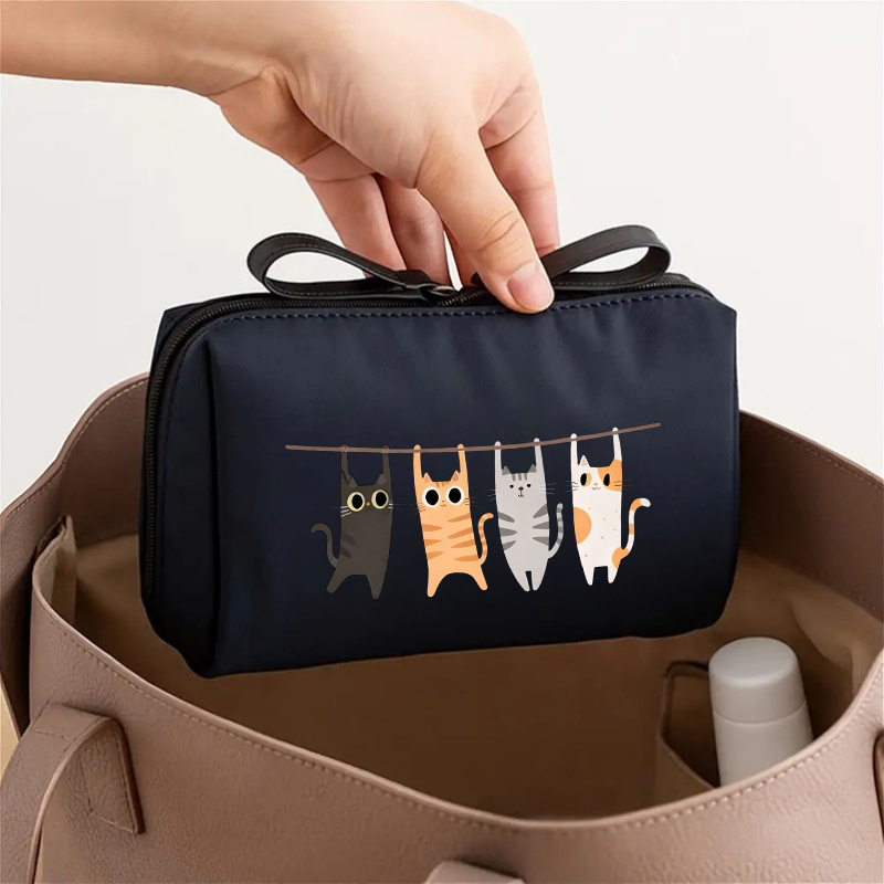 Women Accessories List - Urocza podróżna kosmetyczka dla kobiet, kompaktowy