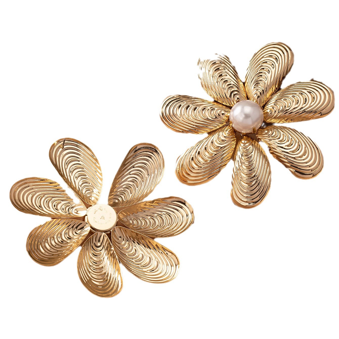 Duże metalowe kolczyki kwiatow – Women'S Accessories Jewelry Sale recenzja i cena