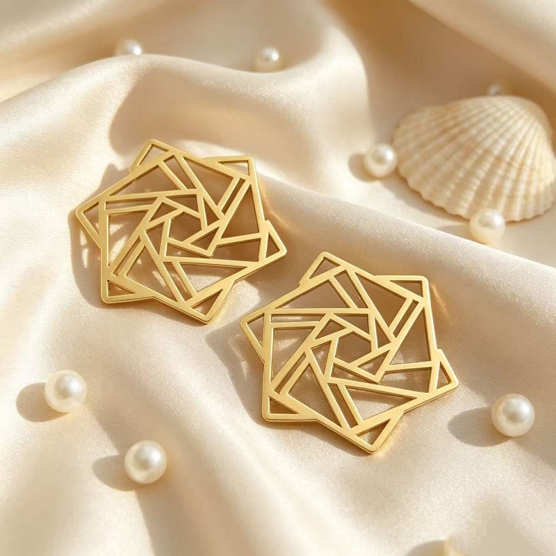 Geometryczne kolczyki w kształ – Women'S Accessories Jewelry Sale recenzja i cena