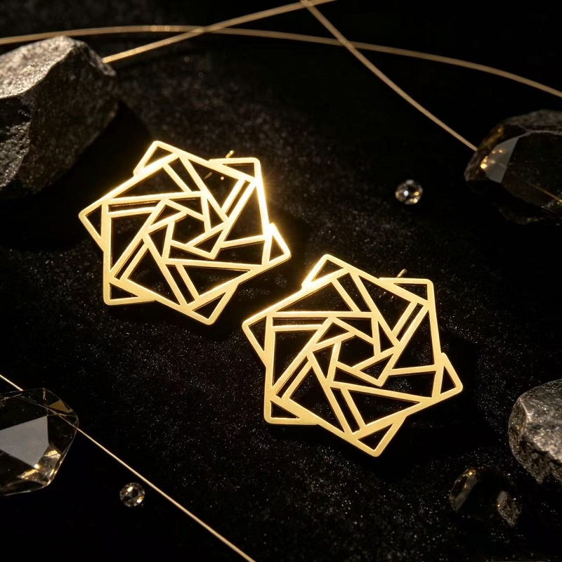 Geometryczne kolczyki w kształ – Women'S Accessories Jewelry Sale recenzja i cena