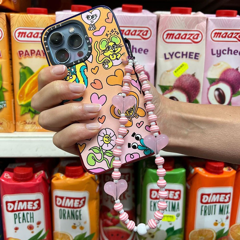 Różowe serce Łańcuszek do tele – Women'S Accessories Wholesale Suppliers recenzja i cena